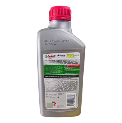 Embalagem castrol actevo 10w30